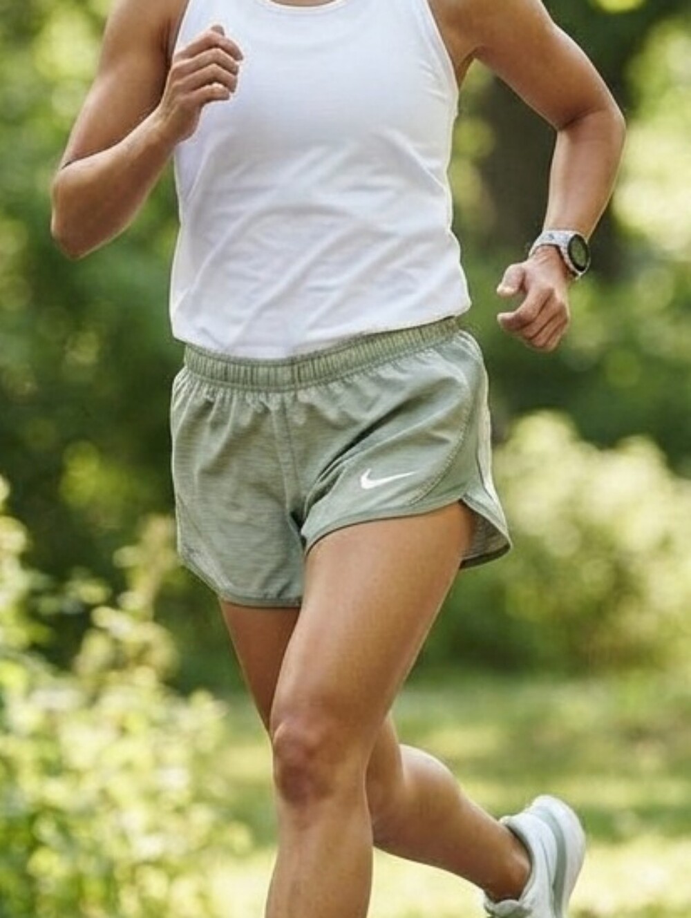 Nike Women's Sage Green Running Shorts